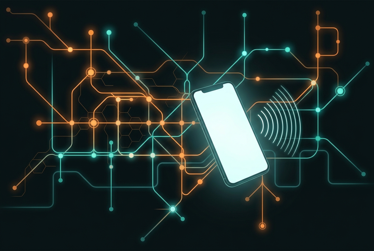 Greater Manchester transit network with contactless tap and a mobile app